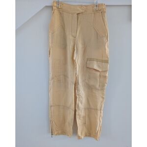 Zara Srpls Silky Cargo Pants
